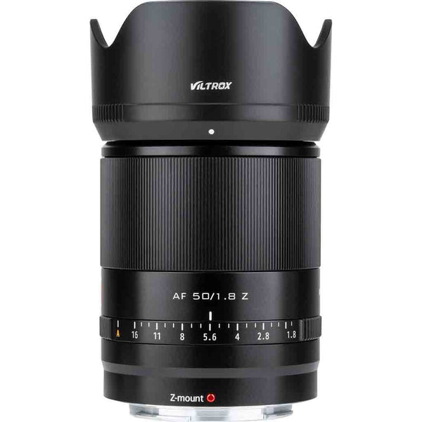 Lens Attached to the Viltrox 50mm F1.8 Z Lens for Nikon
