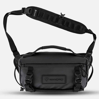 Front Side of the Wandrd Roam 6L Sling Black