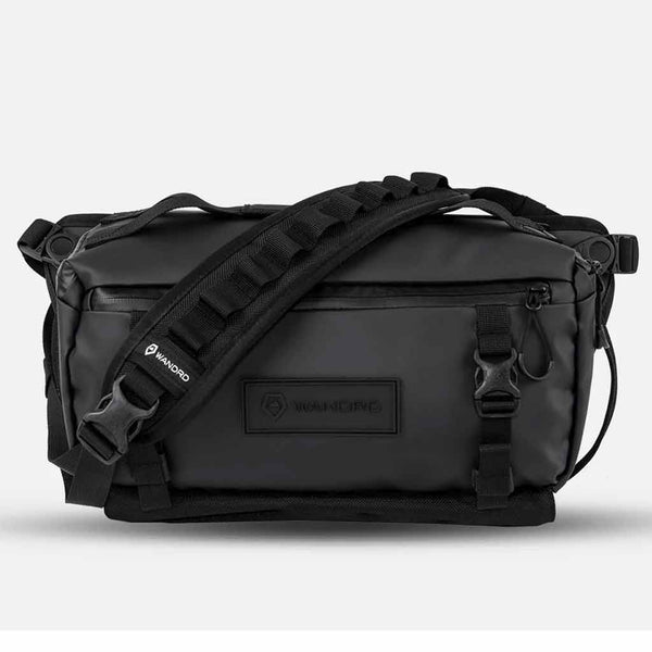 Releasable Padded Shoulder Strap of the Wandrd Roam Sling 6L Black