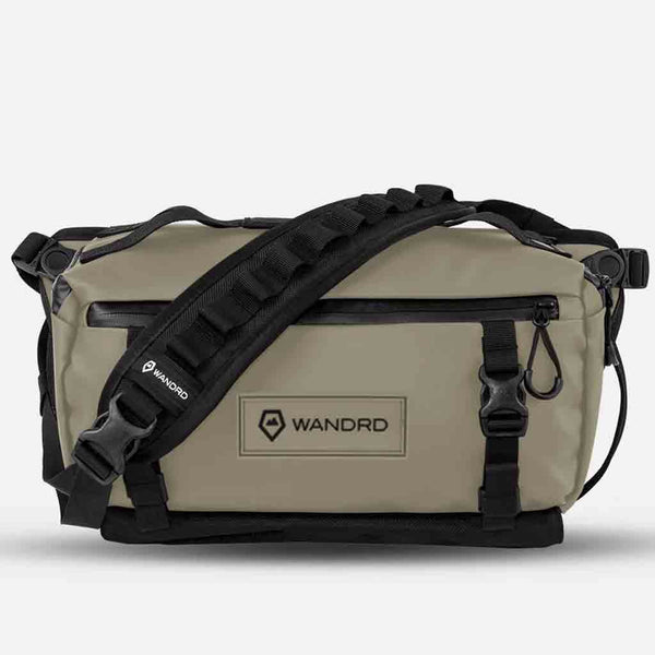 Releasable Padded Shoulder Strap of the Wandrd Roam Sling 6L Tan