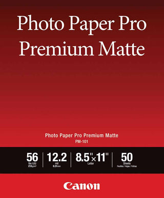 Canon Photo Paper Pro Premium Matte 8.5x11 | 50 Sheets