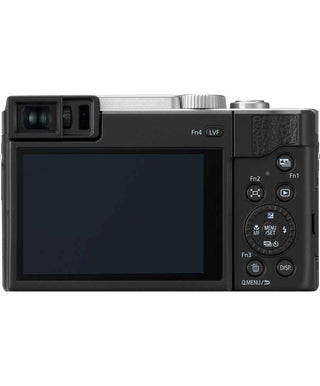 Rear view of the Panasonic LUMIX ZS80 travel zoom digital camera