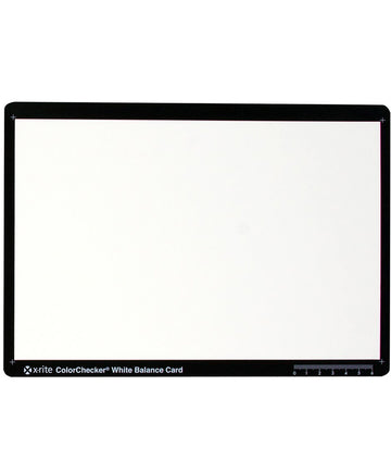 X-RITE COLOR CHECKER WHITE BALANCE