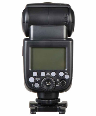 Rear view and controls for Godox V860 IIF TTL Flash