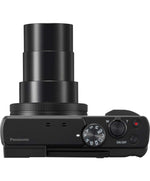fully extended zoom lens of the Panasonic Lumix ZS80