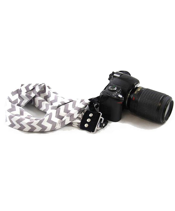 Capturing Couture Scarf Strap Chevron Grey