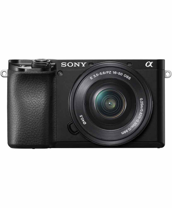 Sony a6100 16-50mm front view