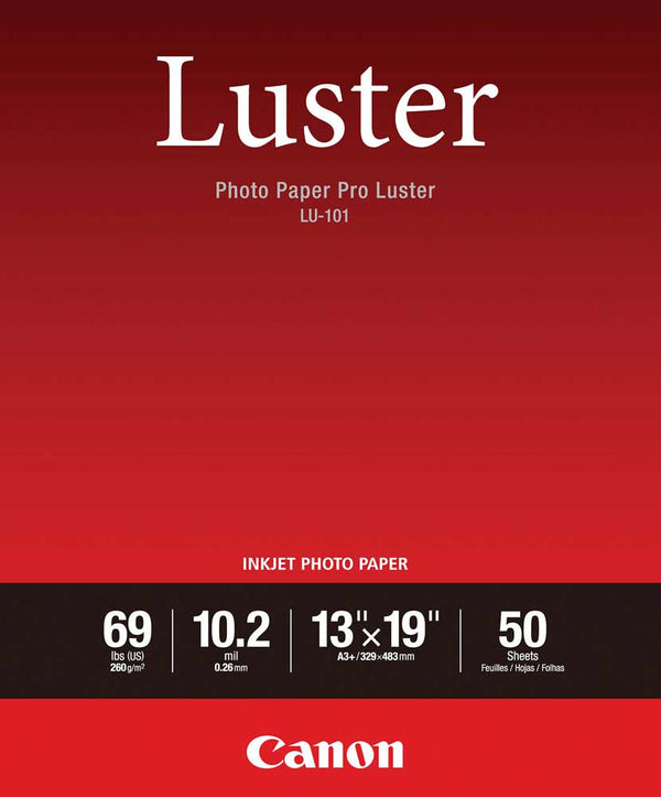 CANON PRO LUSTER PAPER 13X19 | 50 COUNT