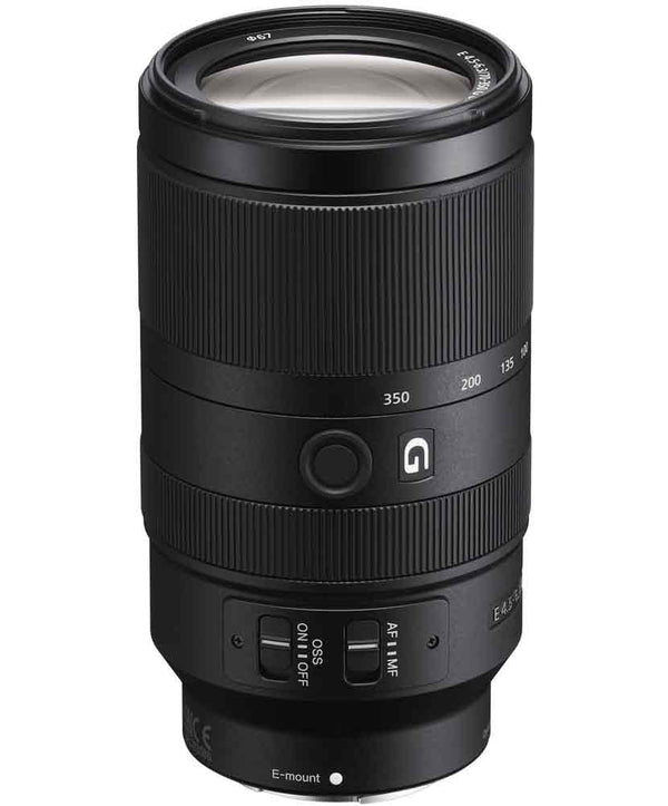 Top front view of Sony E 70-350mm f/4.5-6.3 G OSS Lens