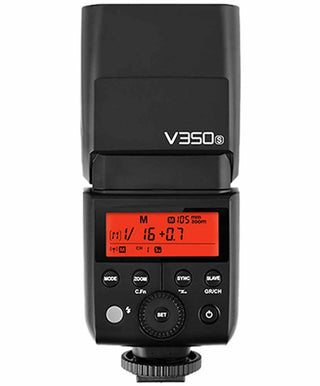 Controls for Godox V350 TTL Flash for Sony