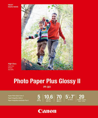 CANON PHOTO PAPER PLUS GLOSSY II 5X7 | 20 COUNT