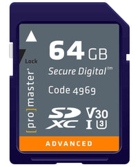 PROMASTER 64GB SDHC 633X ADVANCED MEMORY CARD