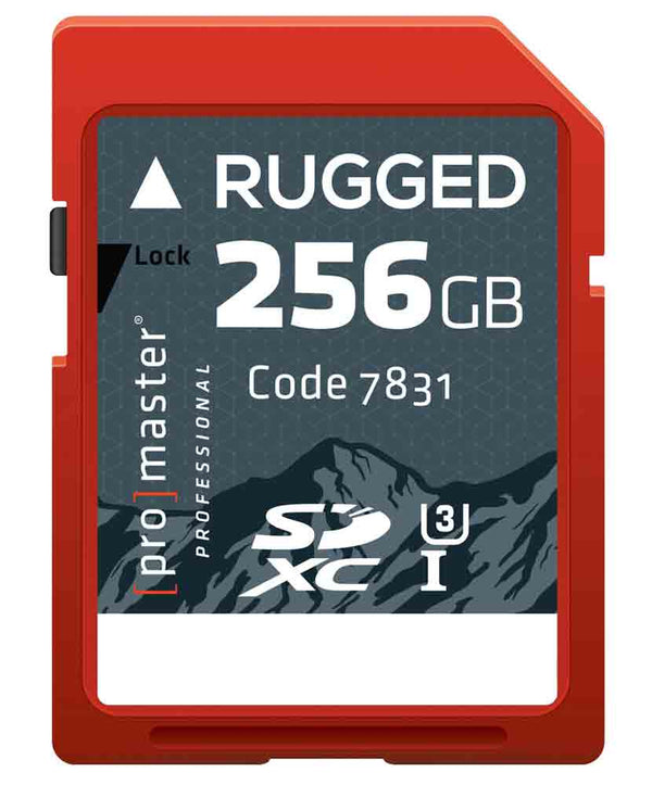 PROMASTER RUGGED 256GB SDXC MEMORY CARD