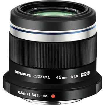 OLYMPUS M 45MM F/1.8 BLACK LENS