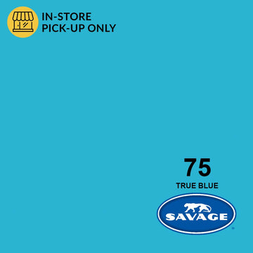 SAVAGE 107IN TRUE BLUE SEAMLESS BACKGROUND PAPER